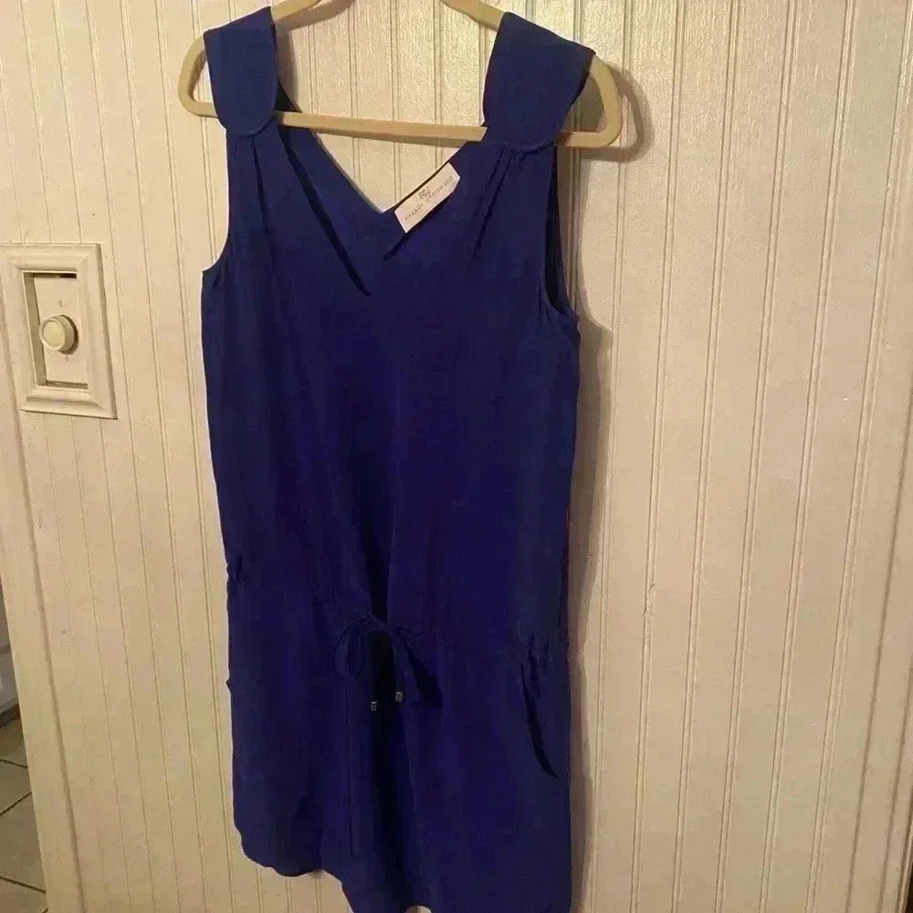 Amanda Uprichard 100% silk dress with pockets